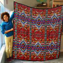 Load image into Gallery viewer, Medicine Blessing Red Lightweight Quilt
