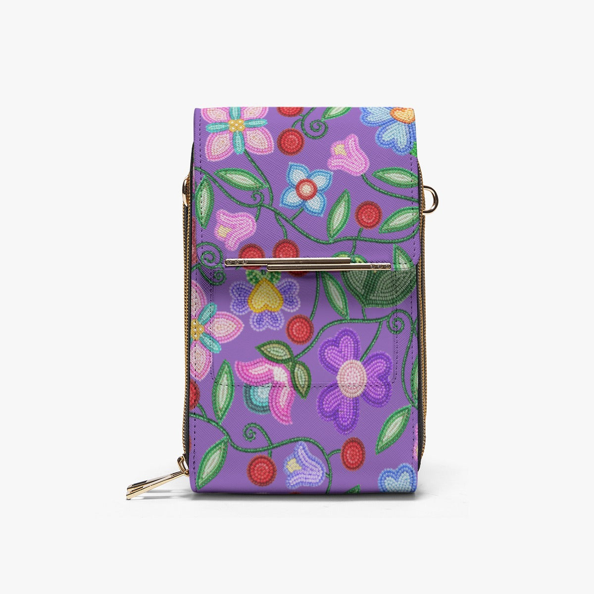 Petal Harmony Lavender Phone Bag