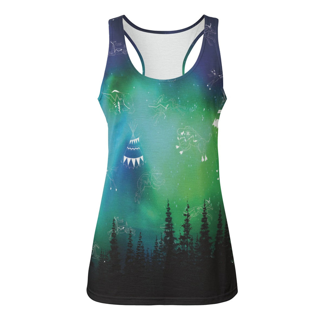 Aurora Medicine Animals Eco Tank Top