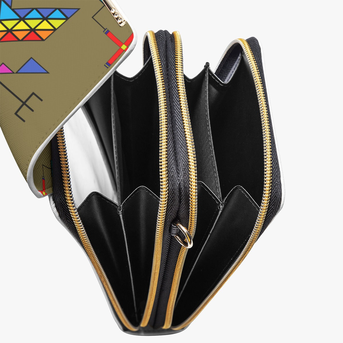 Rainy Chief Rainbow Sage Grass Mobile Phone Chest Bag