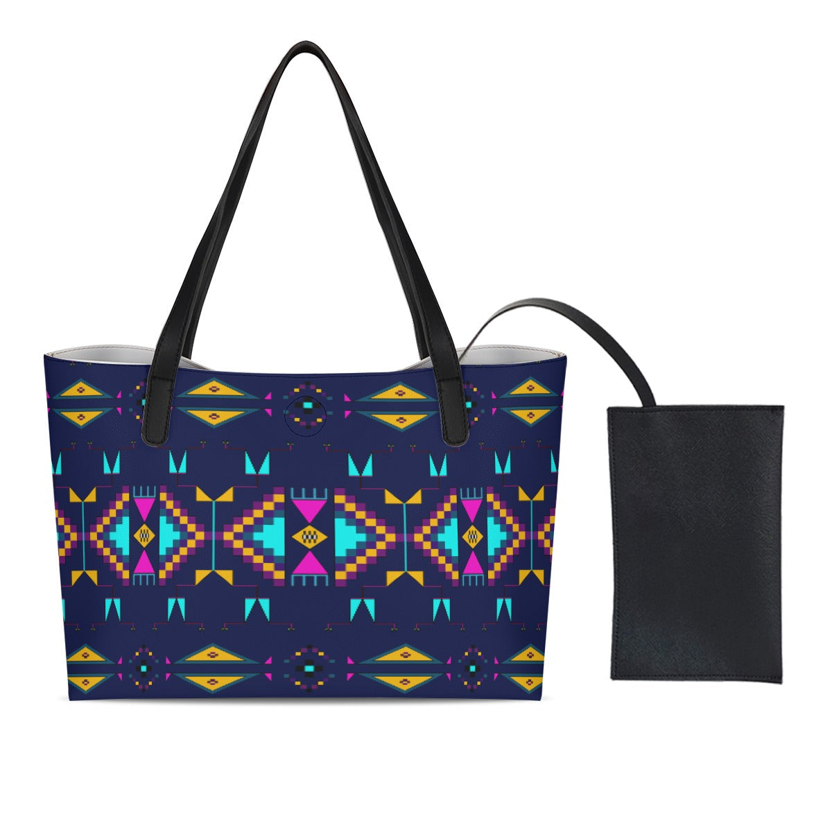 Rite of Passage Prairie Night Tote Bag With Black Mini Purse