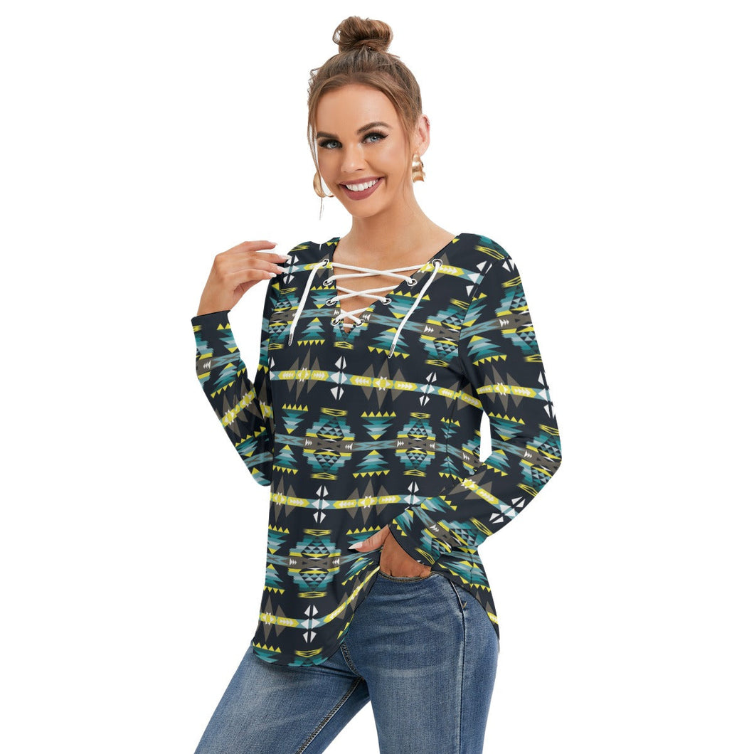 River Trail Tie Sweatshirt