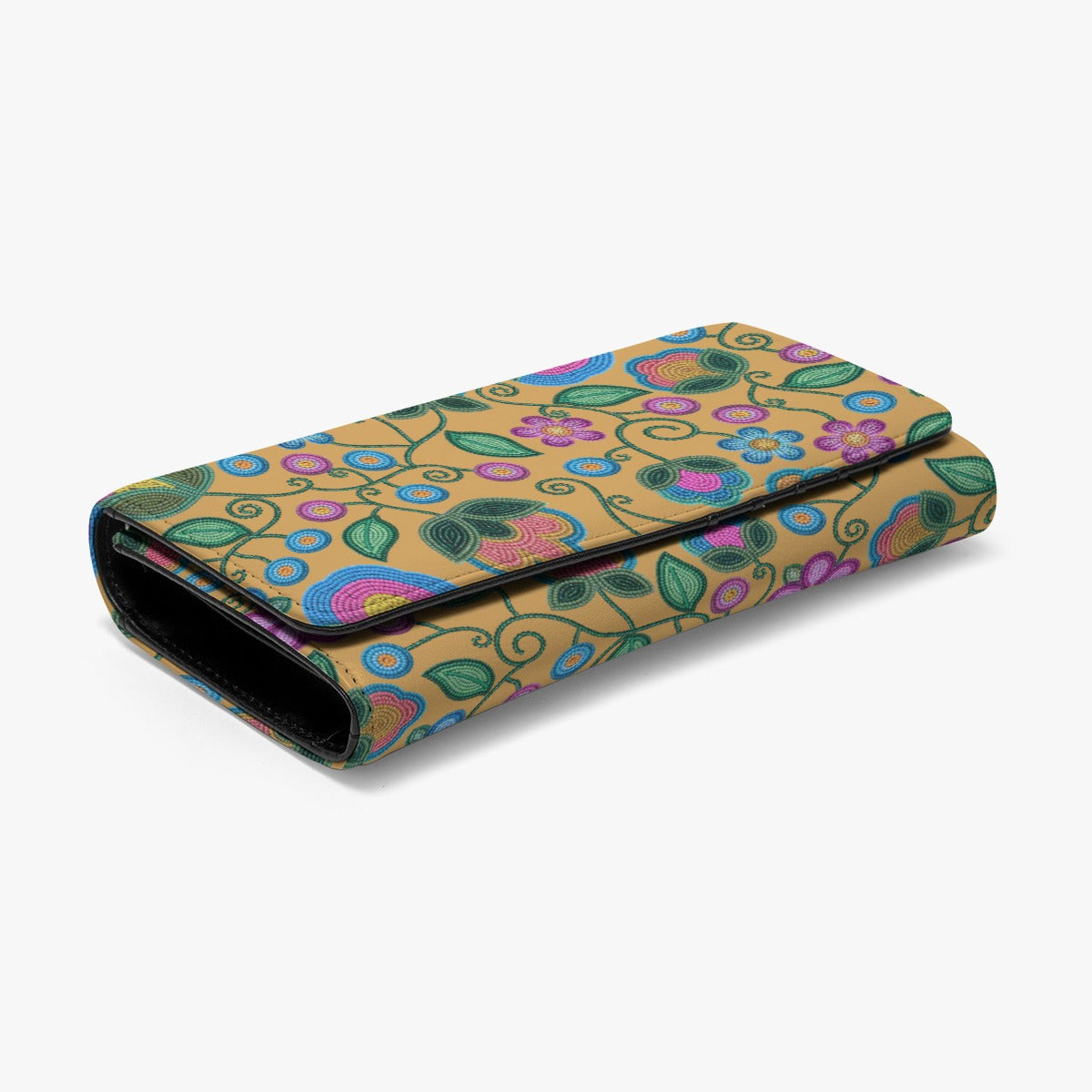 Turquoise Sunbeam Yellow Wallet