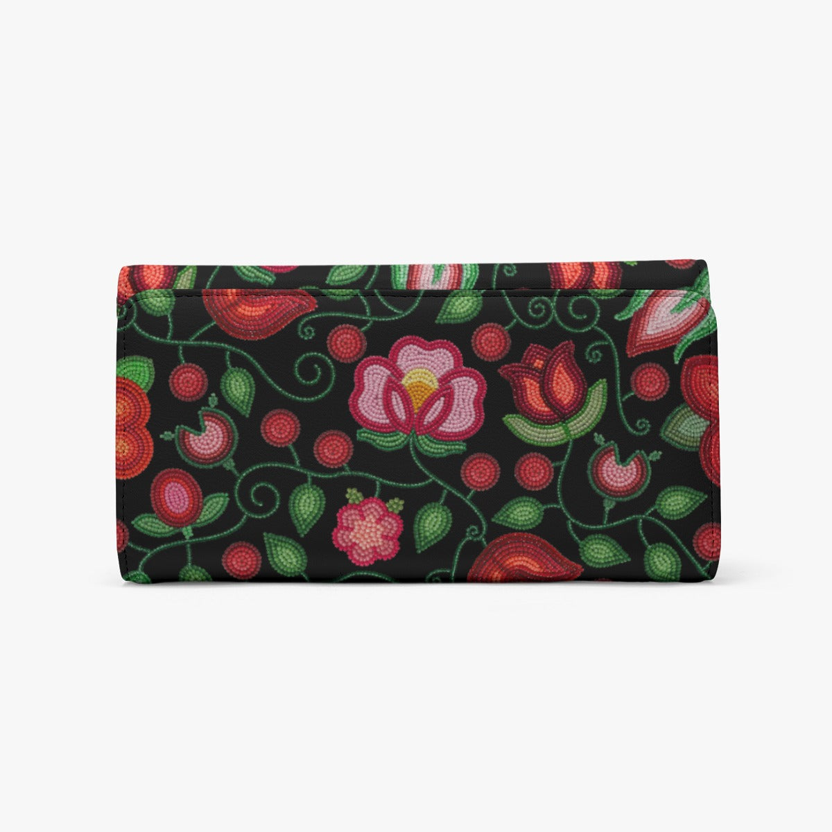 Rose Reverie Black Wallet