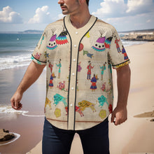 Load image into Gallery viewer, Floral Ledger Way of Life Short Sleeve Baseball Jersey
