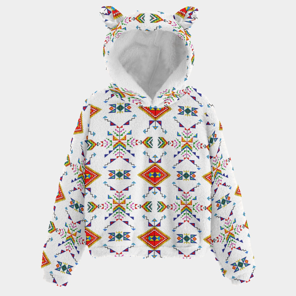 Buffalo Jump Youth Hoodie With Ears