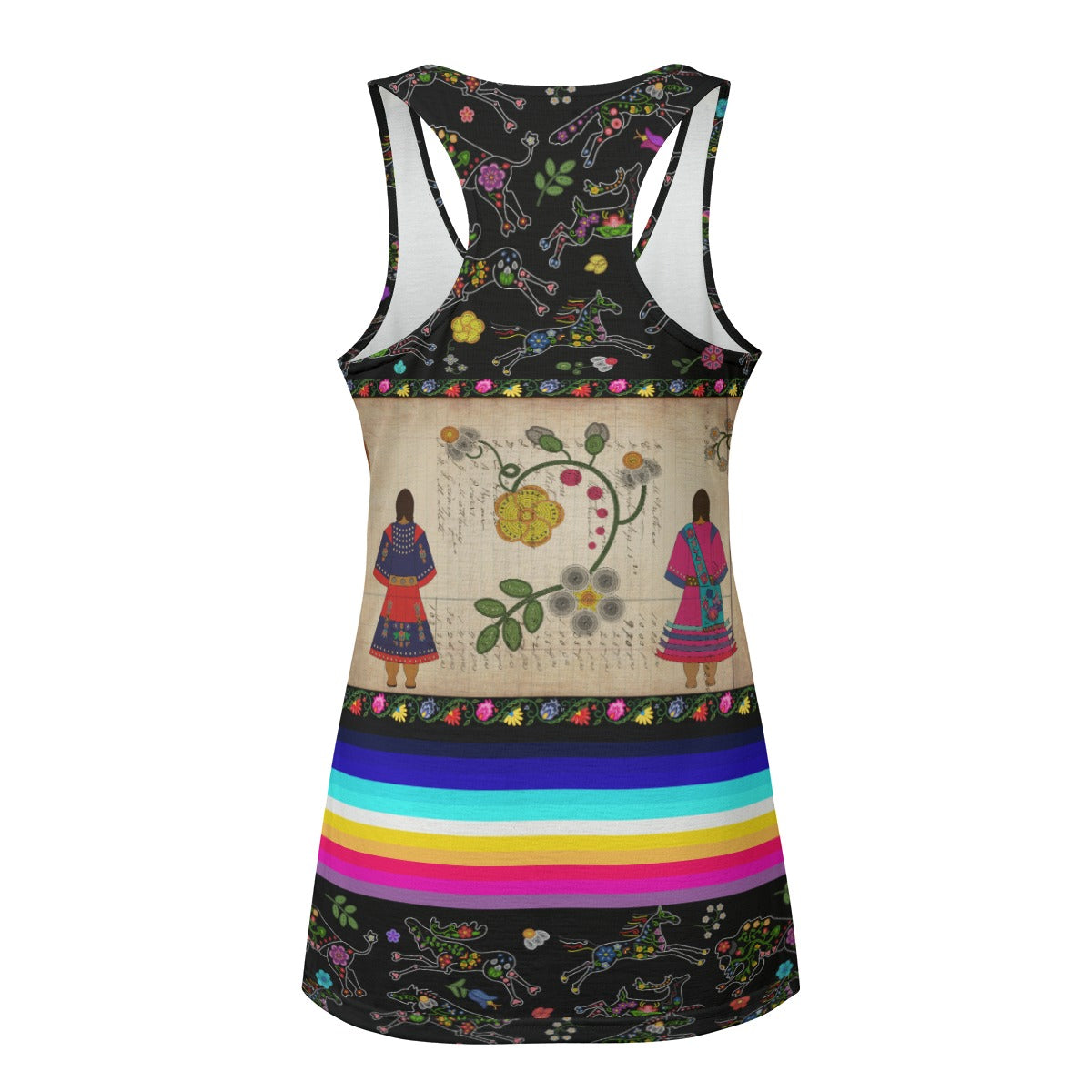 Floral Ledger Sisters Eco Tank Top