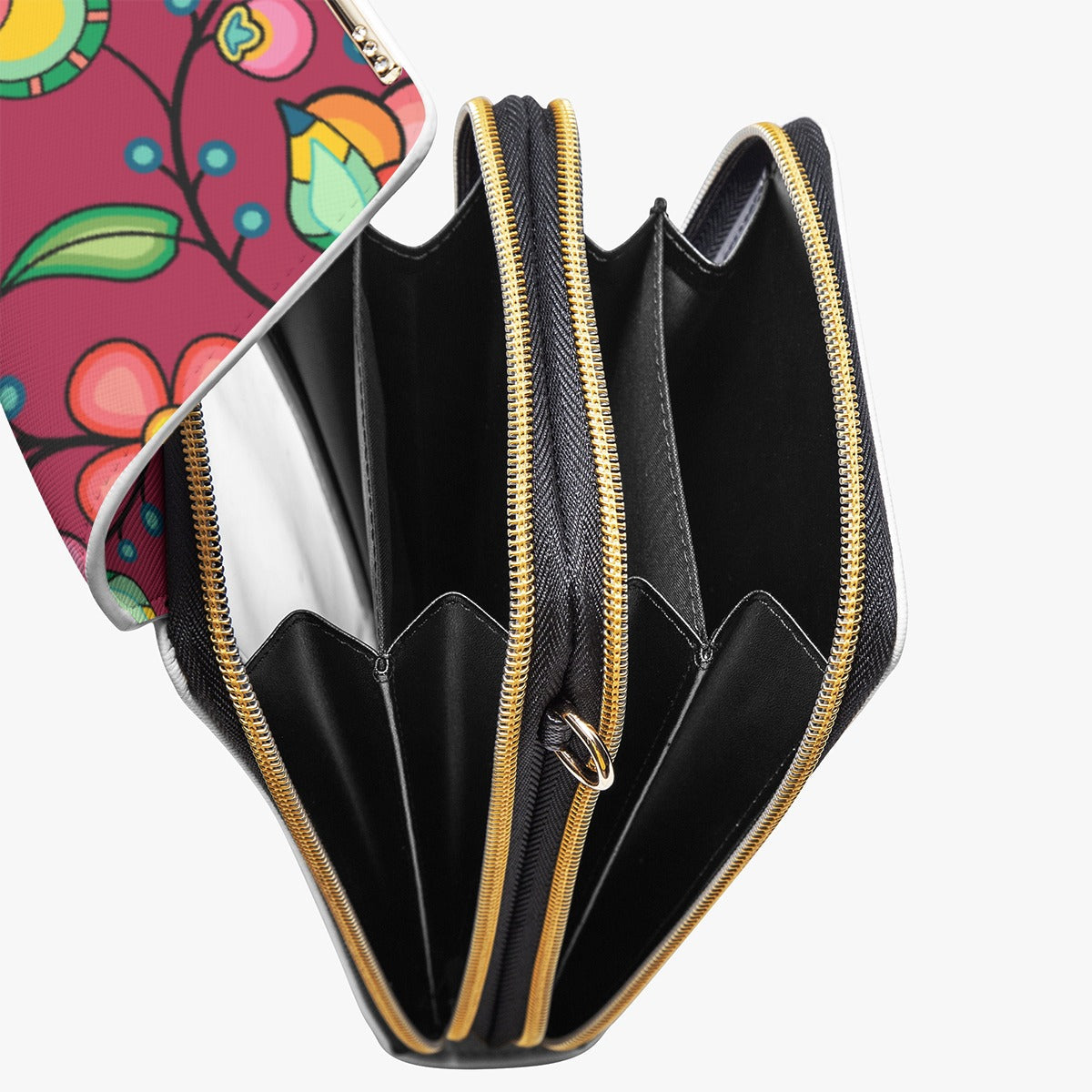 Floral Bounty Magenta Mobile Phone Chest Bag