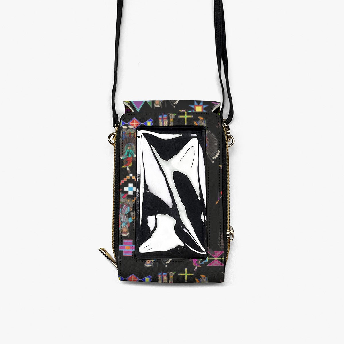 Men's Tradish Dancers Black Mobile Phone Chest Bag