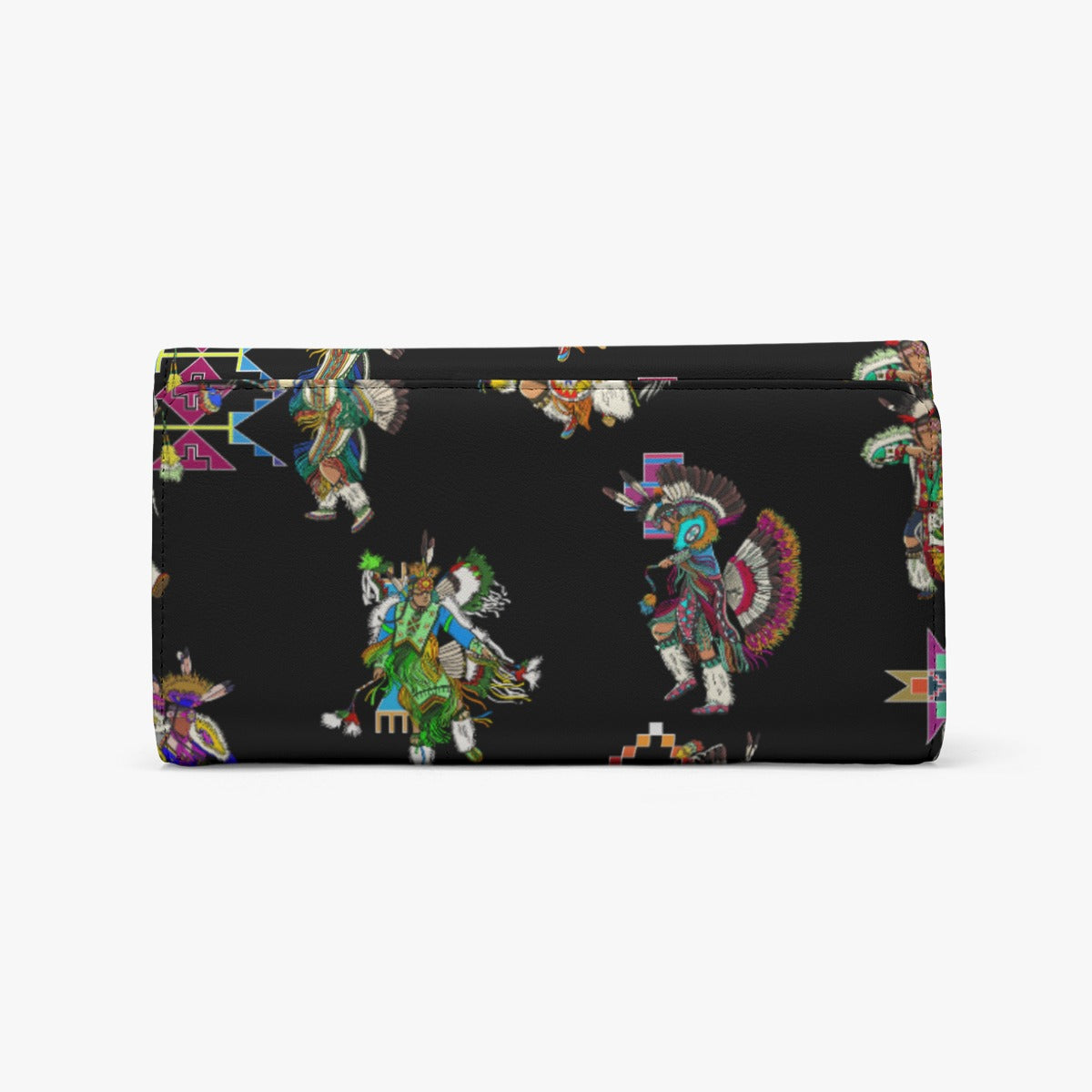 Men's Fancy Dancer Black Foldable Wallet