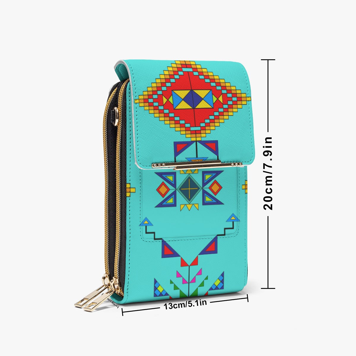 Buffalo Jump Turquoise Mobile Phone Chest Bag