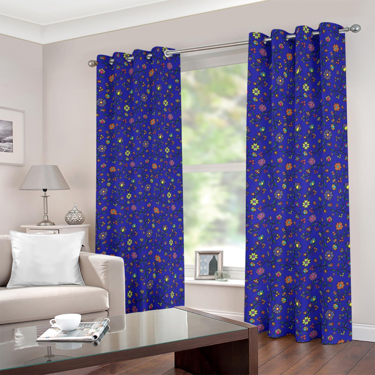Cosmic Whisper Grommet Curtains