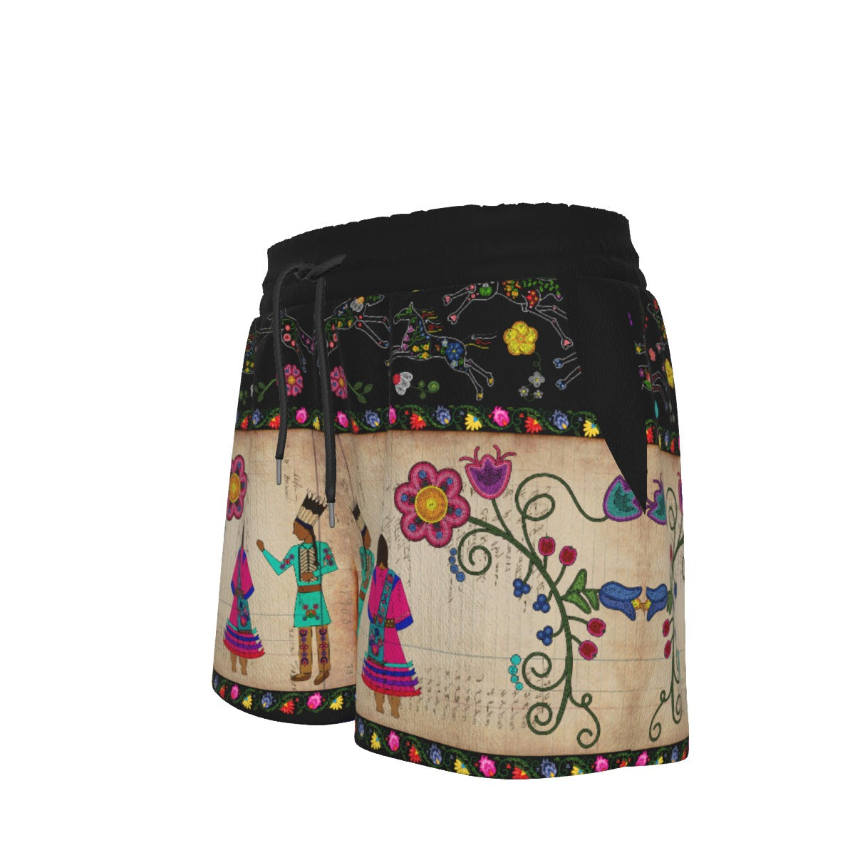 Floral Ledger Sweethearts Women's Shorts