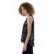 Load image into Gallery viewer, Takwakin Harvest Midnight Split Back Tank Top
