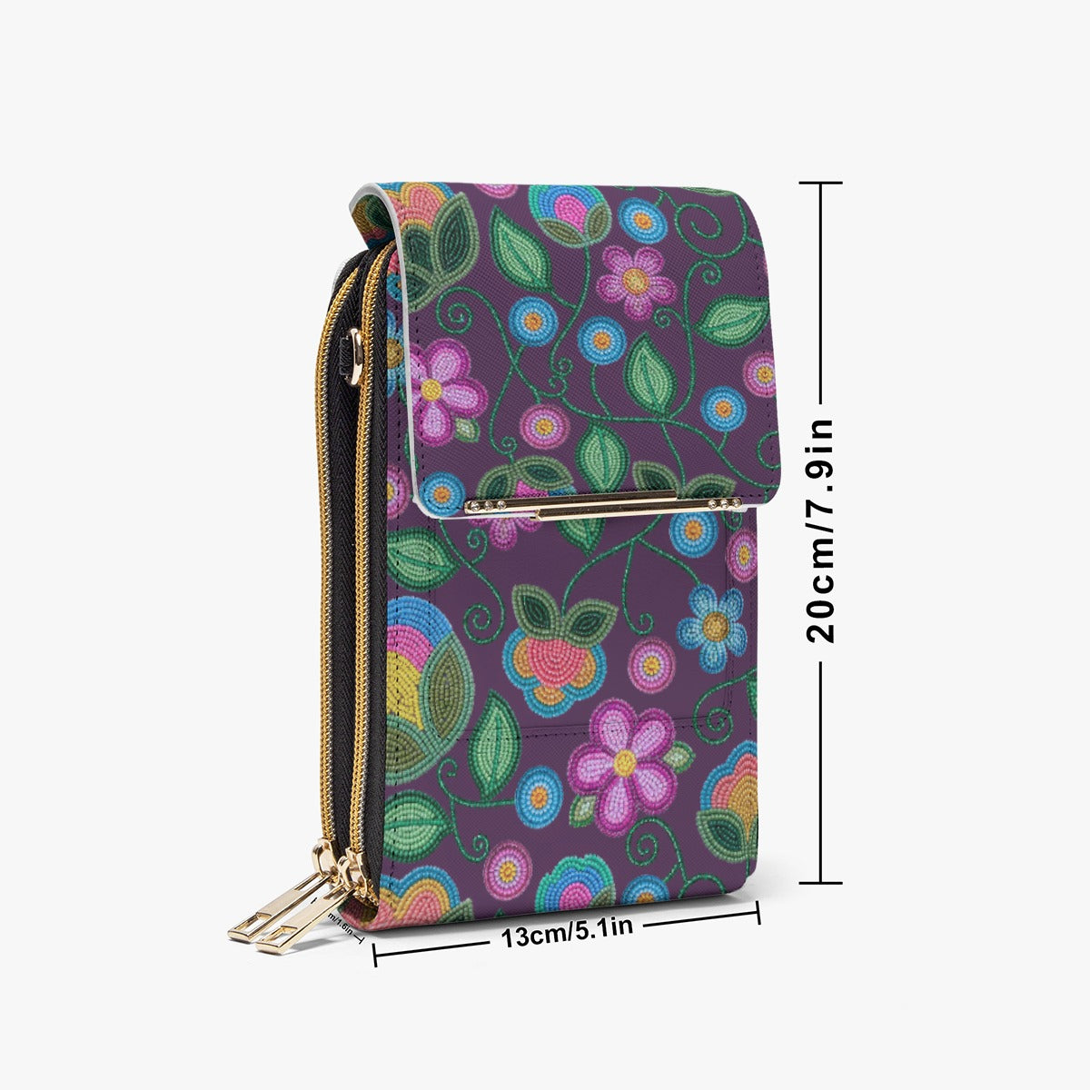 Turquoise Sunbeam Violet Phone Bag