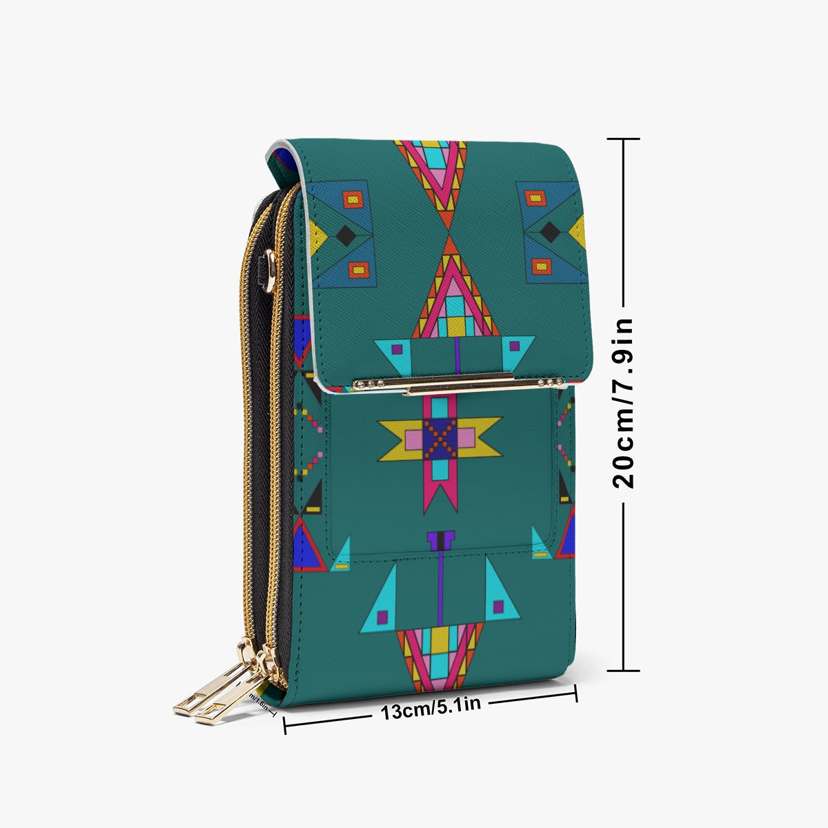 Enemy Territory Teal Mobile Phone Chest Bag