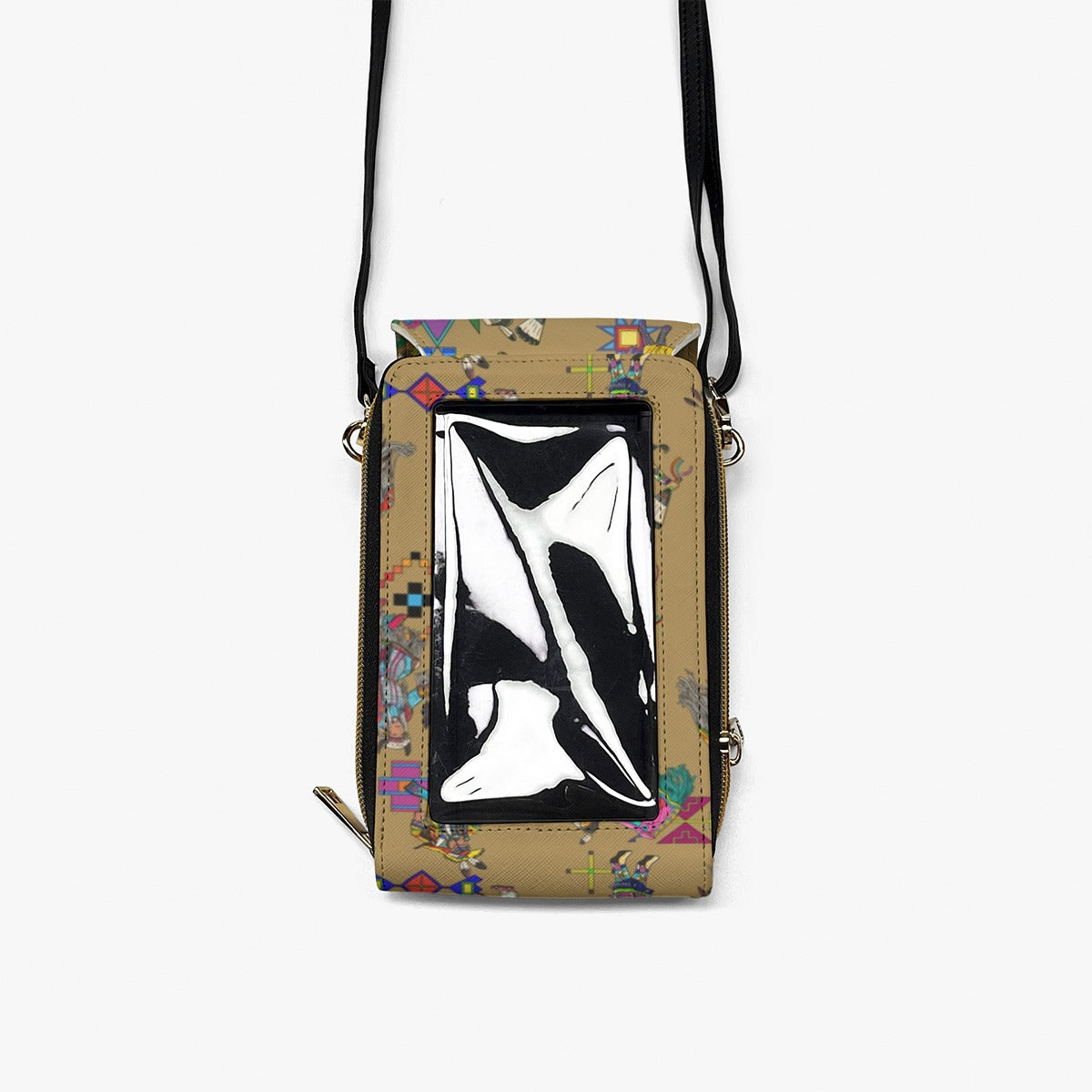 Grand Entry Dancers Earth Mobile Phone Chest Bag