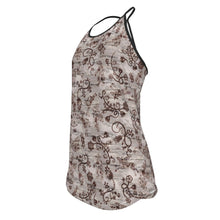 Load image into Gallery viewer, Forest Medley Criss-Cross Open Back Tank Top
