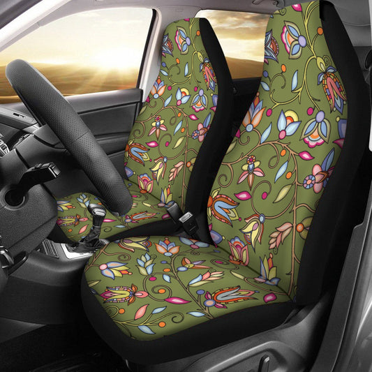 Buffalo Bloom Sage Universal Car Seat Cover With Thickened Back