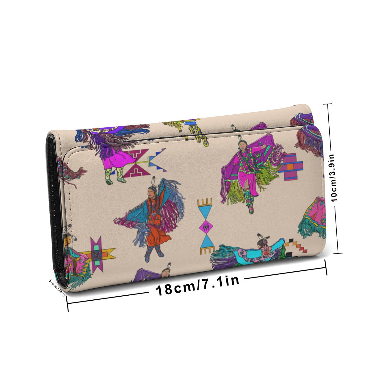 Women's Fancy Dancers Muslin Foldable Wallet
