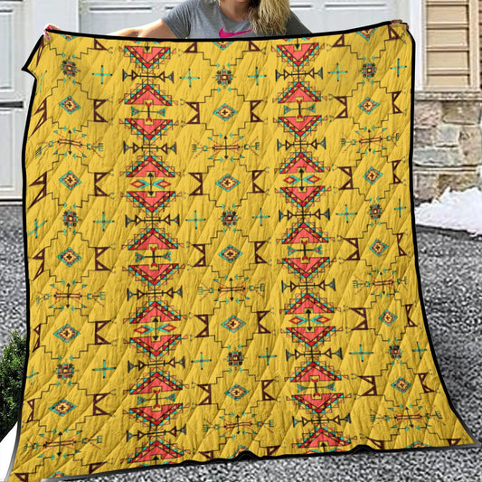 Thunder Flight Yellow Lightweight & Breathable Quilt