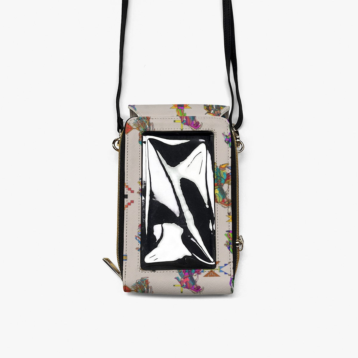 Men's Grass Dancers Muslin Mobile Phone Chest Bag