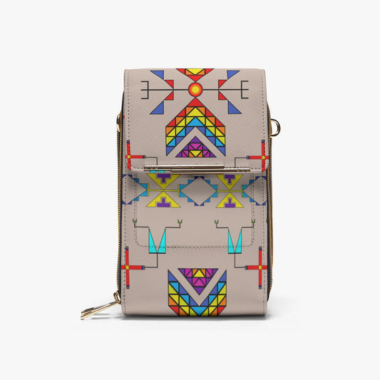 Rainy Chief Rainbow Taupe Mobile Phone Chest Bag