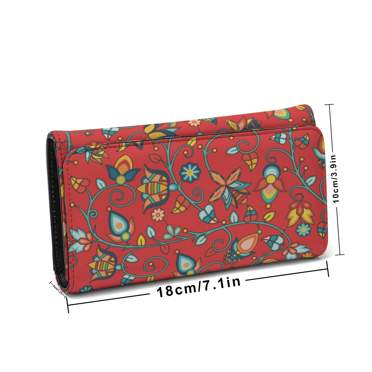 Thorny Path Red Foldable Wallet