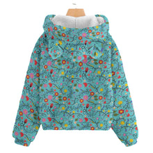 Load image into Gallery viewer, Nipin Blossom Sky Kid’s Borg Fleece Hoodie With Ear
