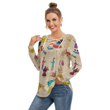 Load image into Gallery viewer, Floral Ledger Way of Life Tie Sweatshirt
