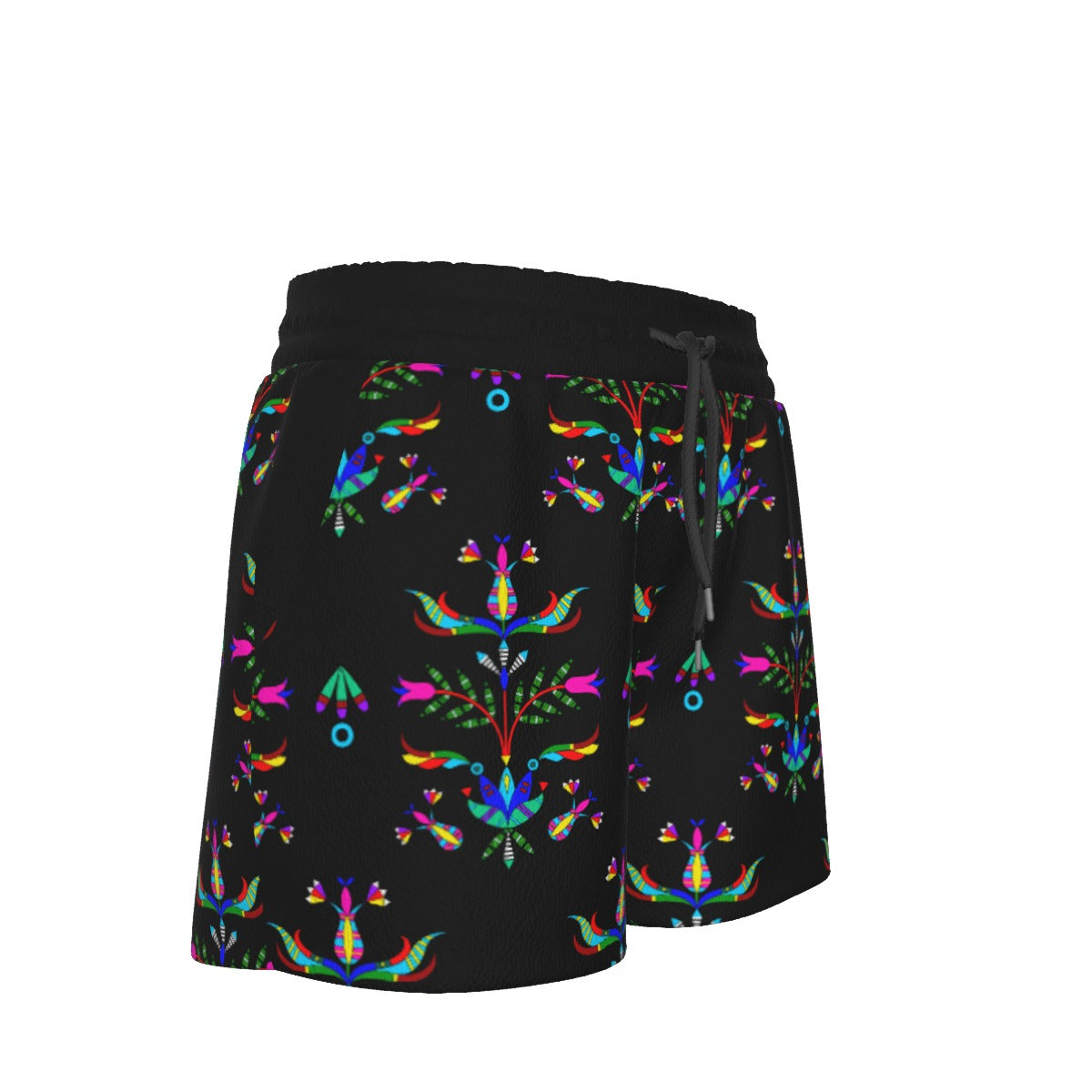 Dakota Damask Black Women's Shorts