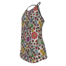 Load image into Gallery viewer, Berry Pop Bright Birch Criss-Cross Open Back Tank Top
