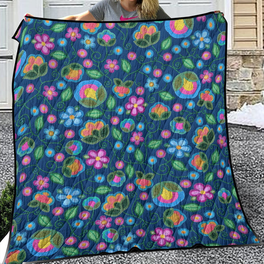 Turquoise Sunbeam Blue Lightweight Quilt