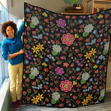 Load image into Gallery viewer, Berry Pop Midnight Lightweight Quilt
