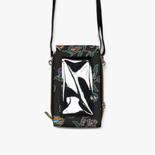 Load image into Gallery viewer, Cosmic Whisper Black Mobile Phone Chest Bag
