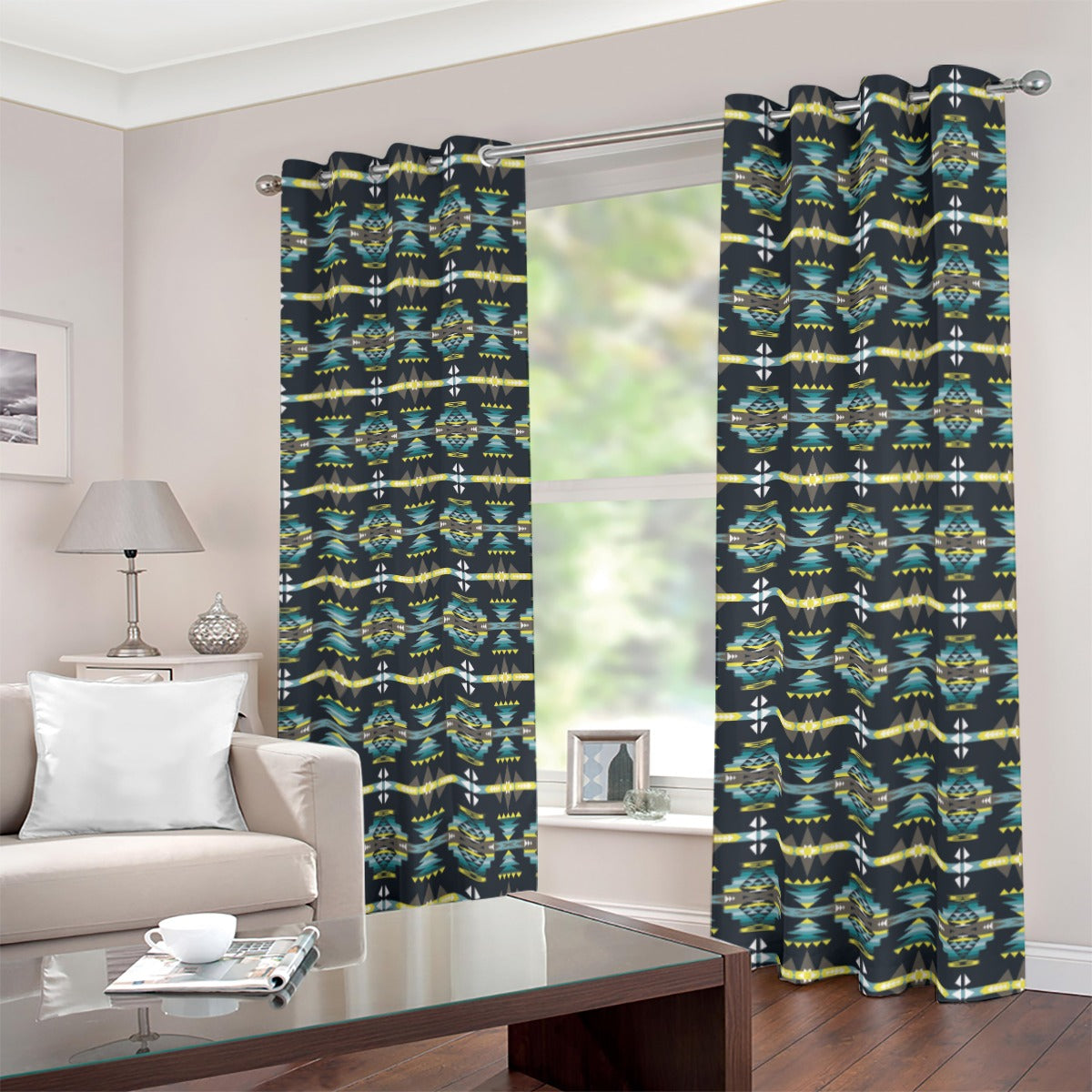 River Trail Blackout Grommet Curtains