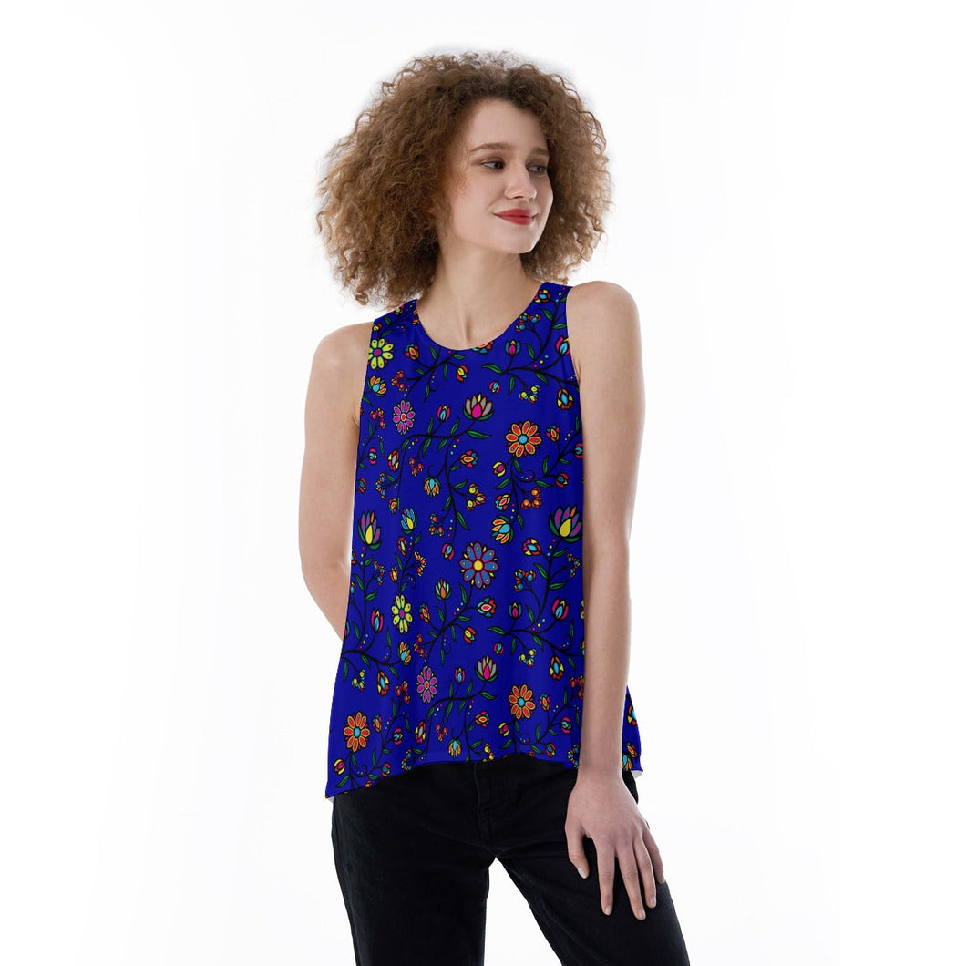 Cosmic Whisper Elk Shadow Split Back Tank Top