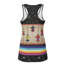 Load image into Gallery viewer, Ledger Round Dance Midnight Eco Tank Top
