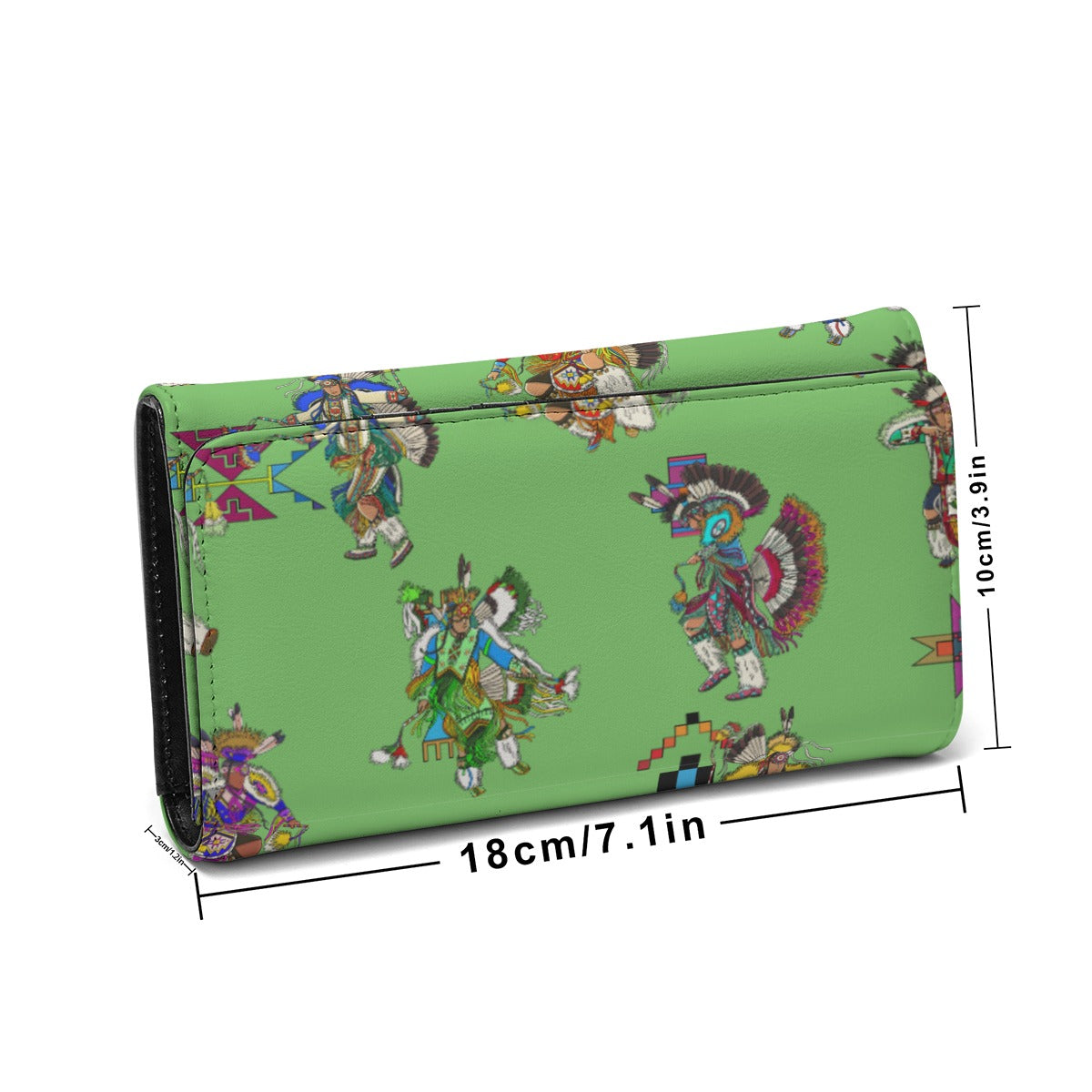 Men's Fancy Dancers Grass Foldable Wallet