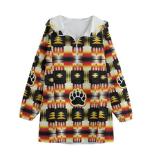 Load image into Gallery viewer, Medicine Wheel Sage Bearpaw Long Windbreaker
