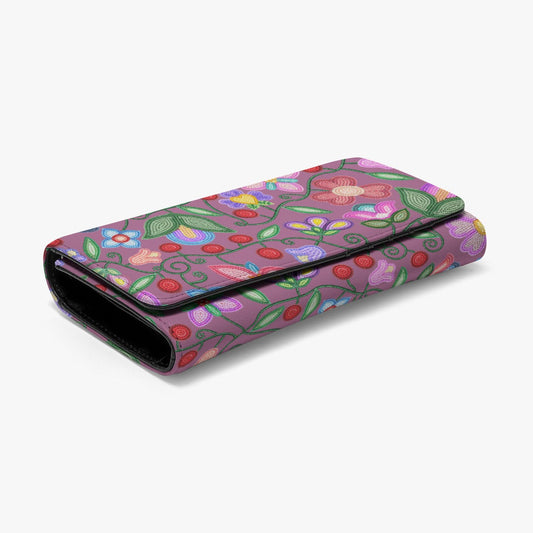 Petal Harmony Dusty Rose Wallet