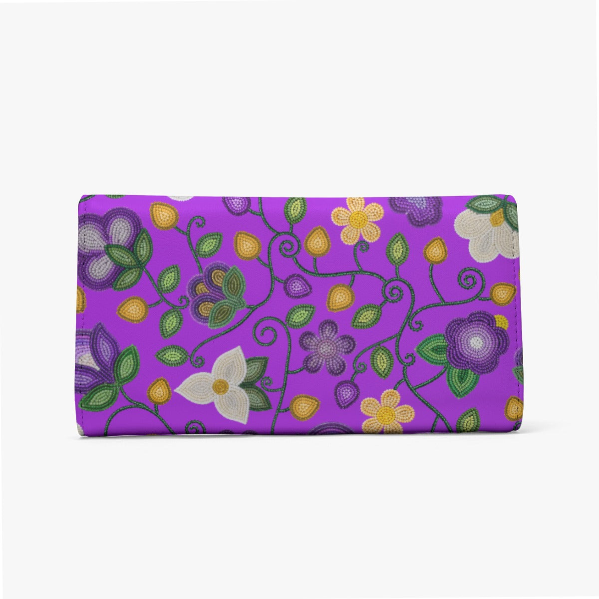 Midnight Moss Bloom Purple Wallet