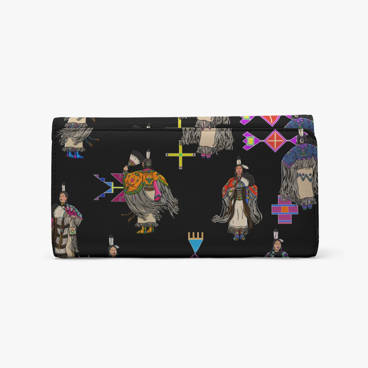 Women's Tradish Dancers Black Foldable Wallet