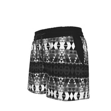 Load image into Gallery viewer, Writing on Stone Black and White  Women&#39;s Shorts
