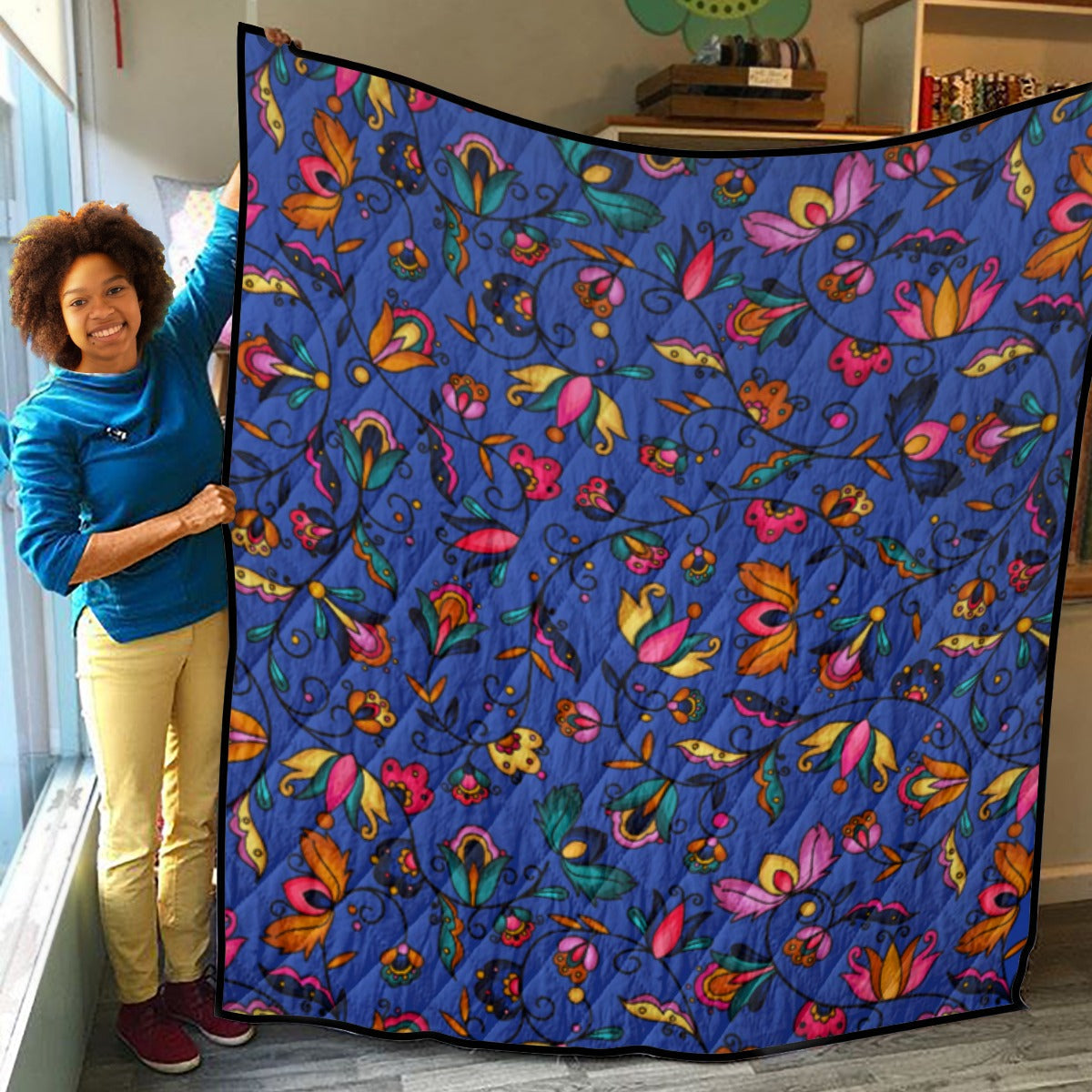 Copper Prairie Petals Lightweight & Breathable Quilt