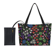 Load image into Gallery viewer, Takwakin Harvest Midnight Shopping Tote Bag With Mini Purse
