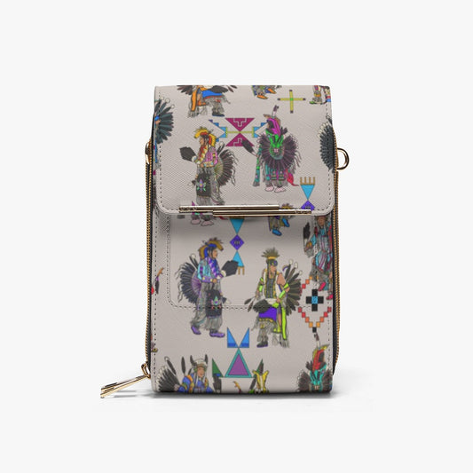 Men's Tradish Dancers Muslin White Mobile Phone Chest Bag