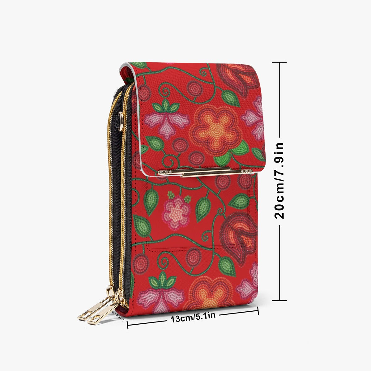 Rose Reverie Red Phone Bag