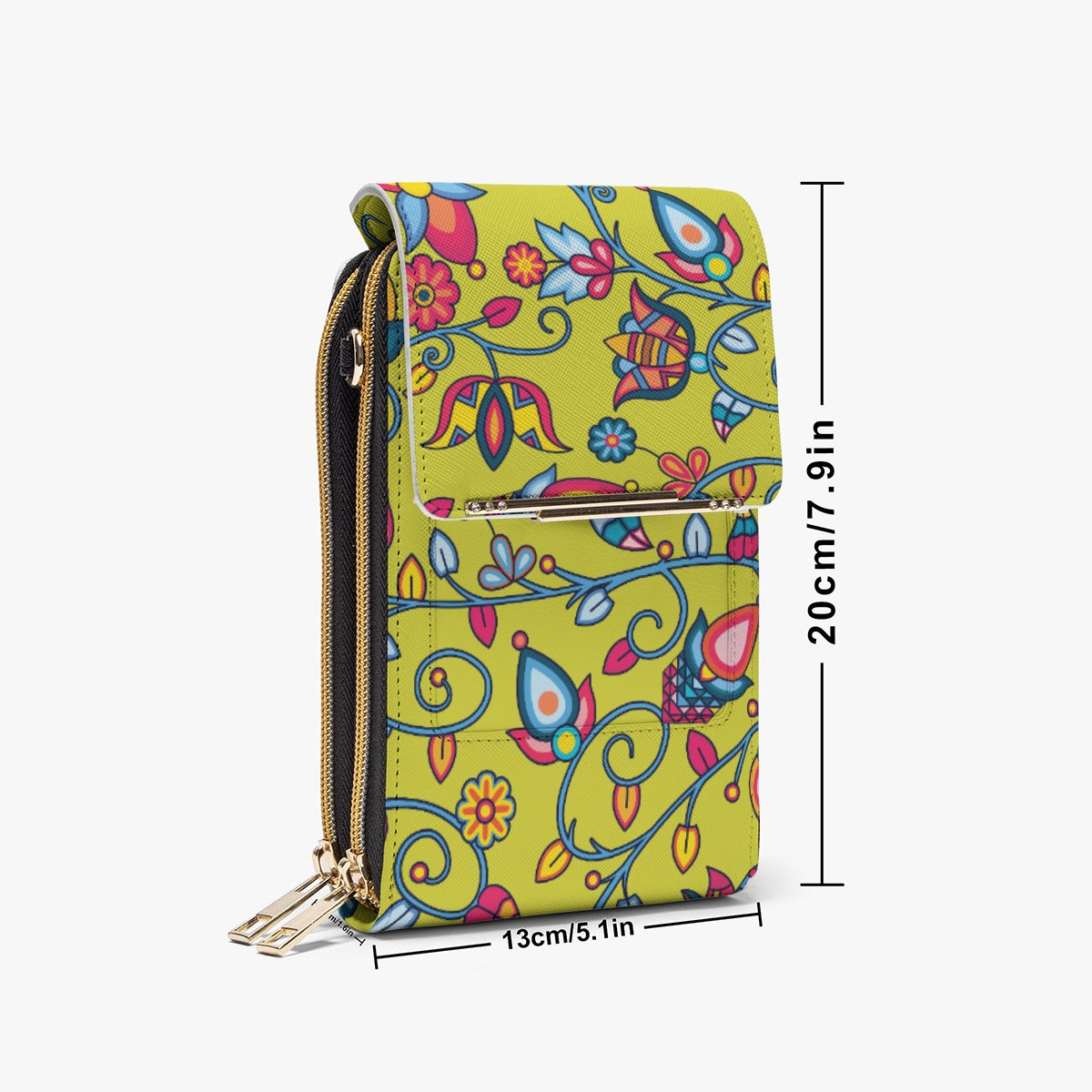 Thorny Path Yellow Mobile Phone Chest Bag