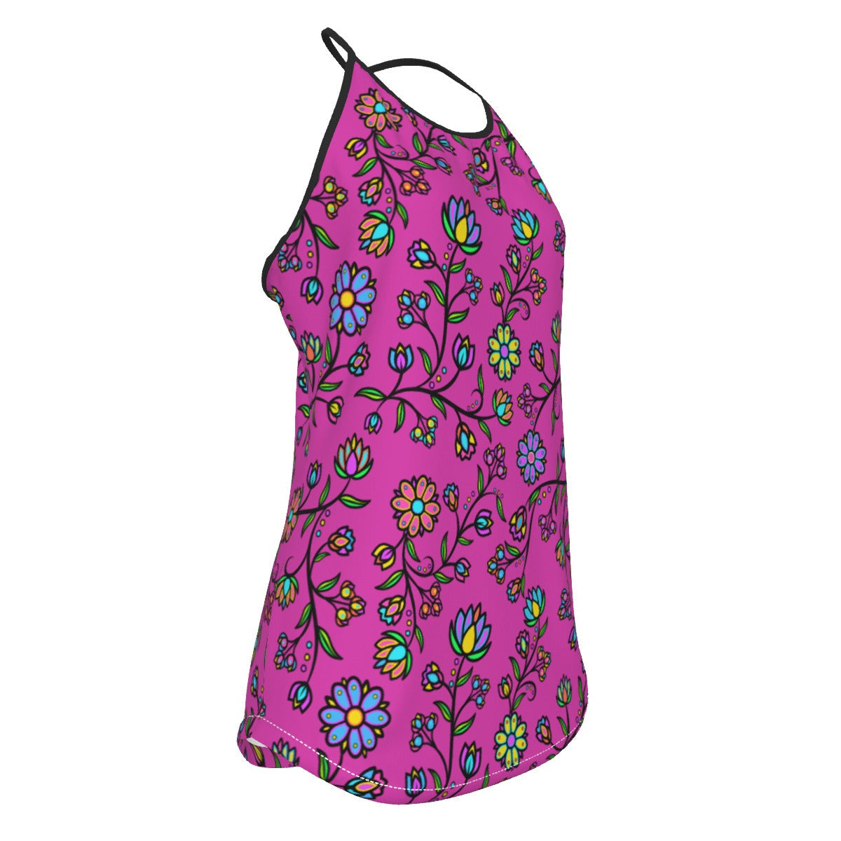 Cosmic Whisper Pastel Passion Criss-Cross Open Back Tank Top